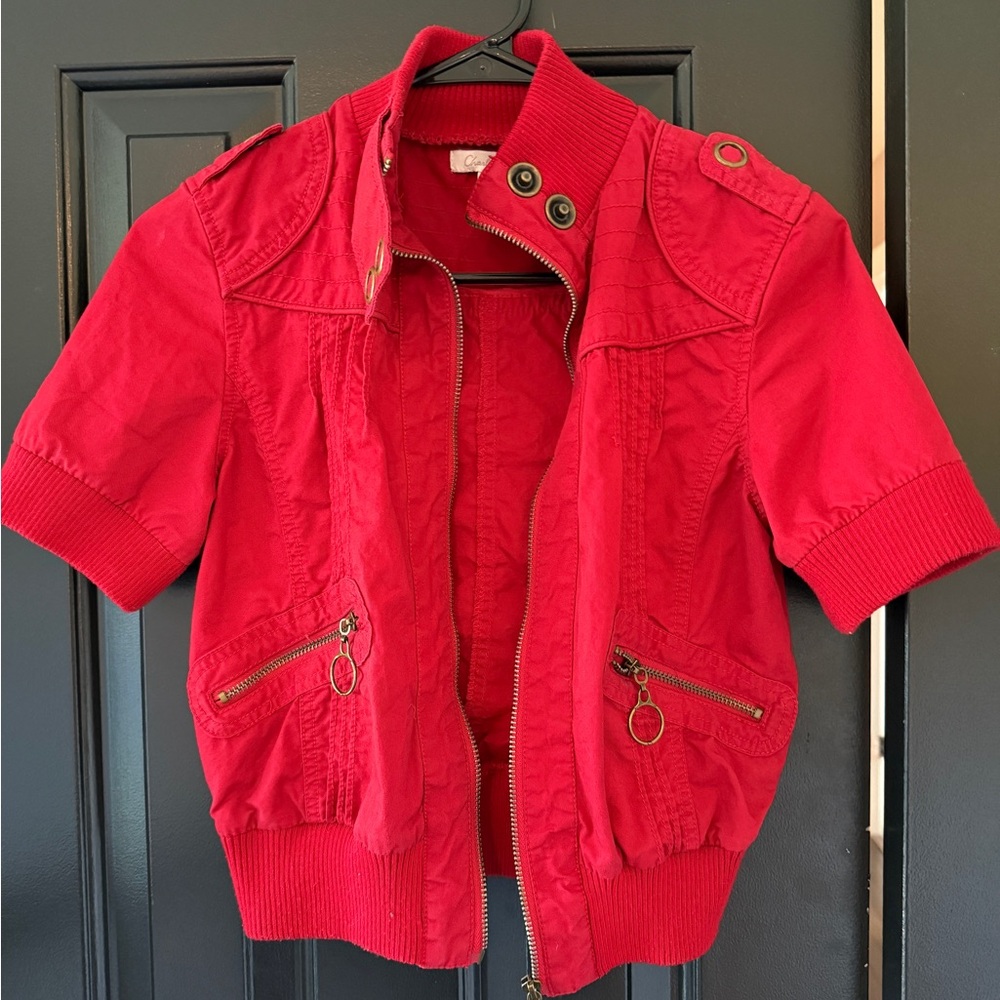 Charlotte Russe Vibrant Red Kids Jacket